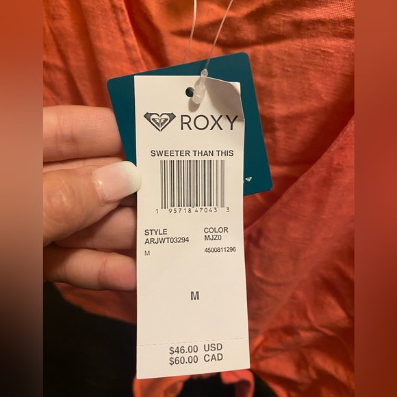 Pink Roxy crop top - Picture 2 of 2